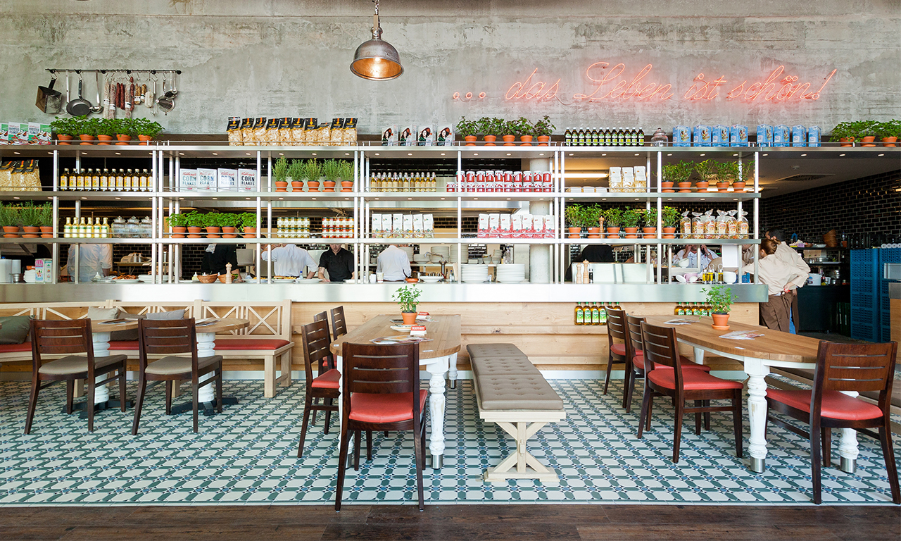 Restaurantketten Möbel Rollout