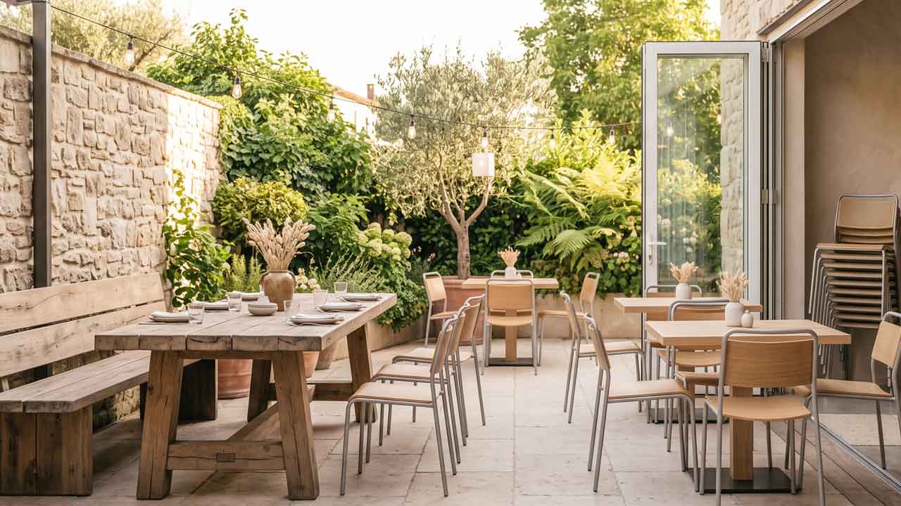 Stapelbare oder Klassische Terrassenmöbel